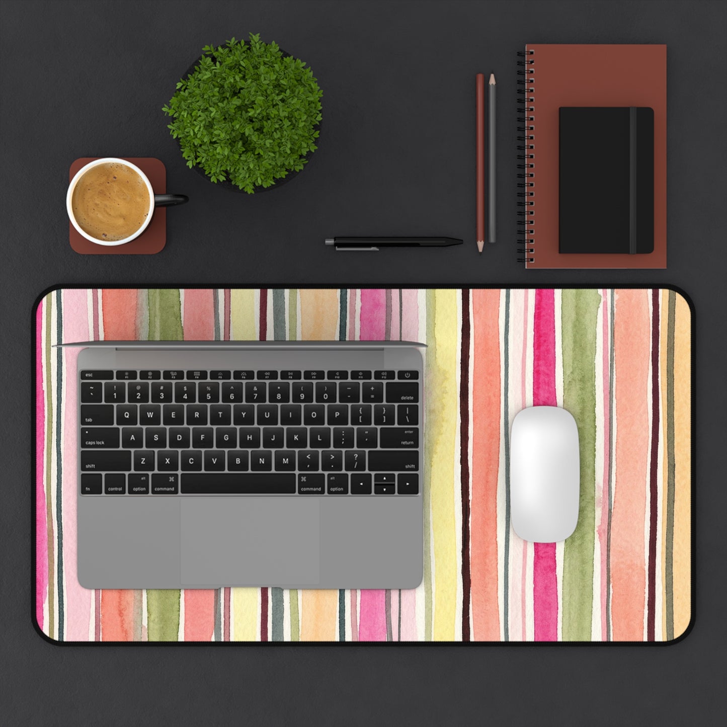 Summer Stripe Desk Mat