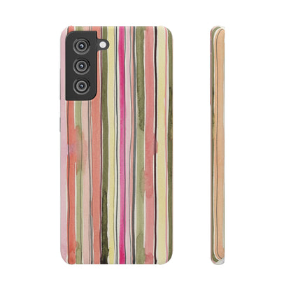 Summer Stripe Snap Phone Case