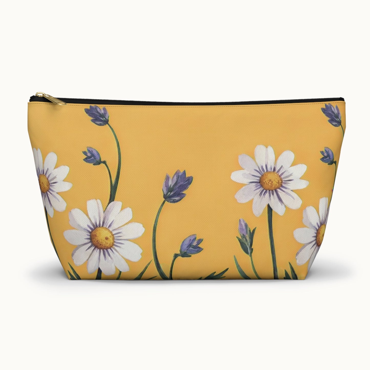 Spring Daisies Accessory Pouch with T-bottom