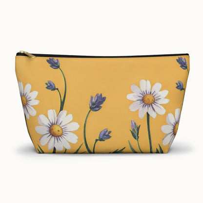 Spring Daisies Accessory Pouch with T-bottom