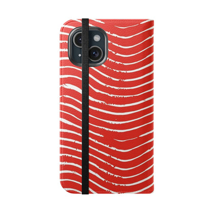 Scarlet Tide Vegan Leather Flip Case