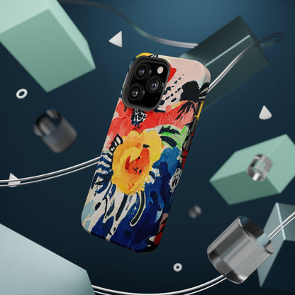 Abstract Flora Magnetic Phone Case