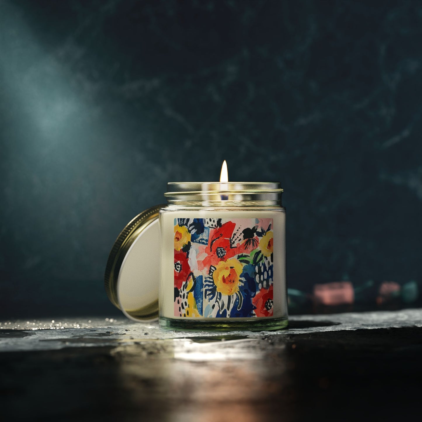 Abstract Flora Scented Candles