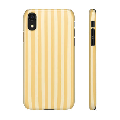 Buttercup Stripe Snap Phone Case