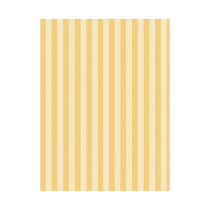 Buttercup Stripe Art Poster