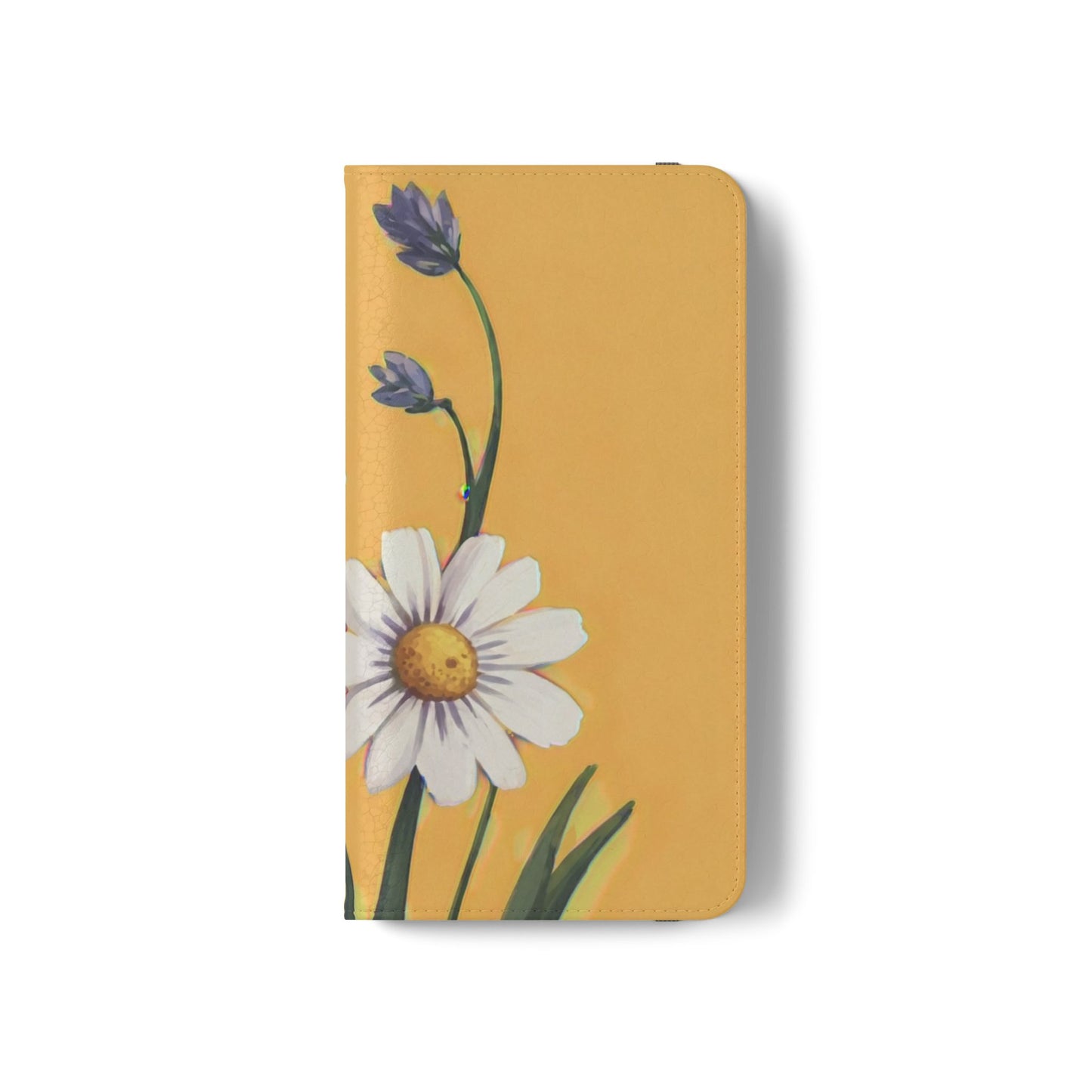 Spring Daisies Vegan Leather Flip Case