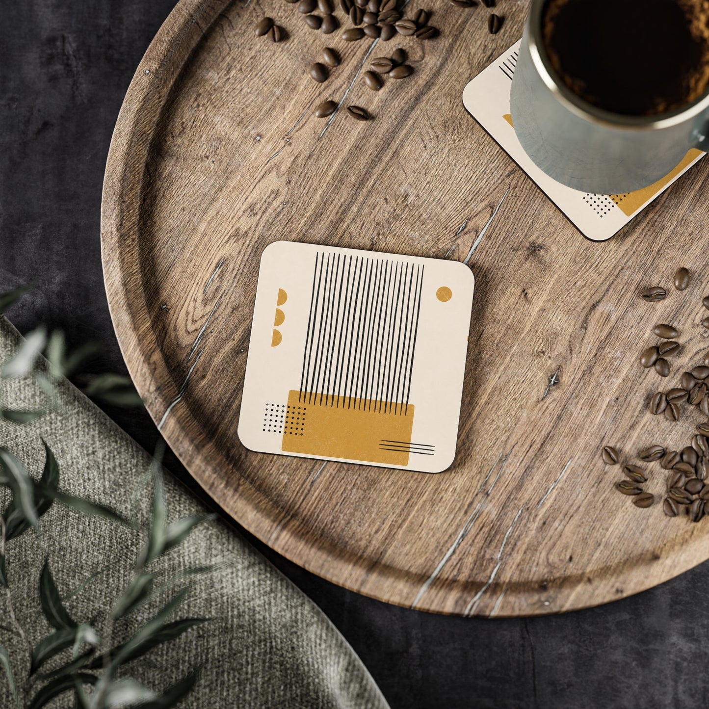 Ochre Cadence Coasters