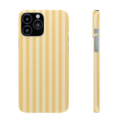 Buttercup Stripe Snap Phone Case