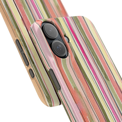 Summer Stripe Snap Phone Case
