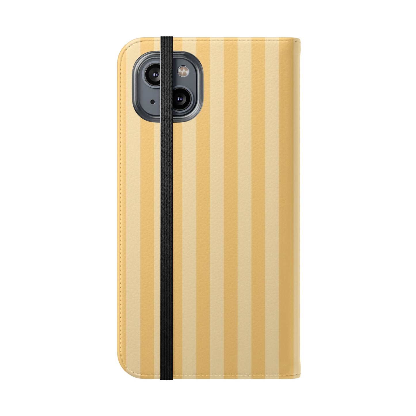 Buttercup Stripe Vegan Leather Flip Case