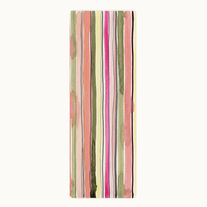 Summer Stripe Rubber Yoga Mat