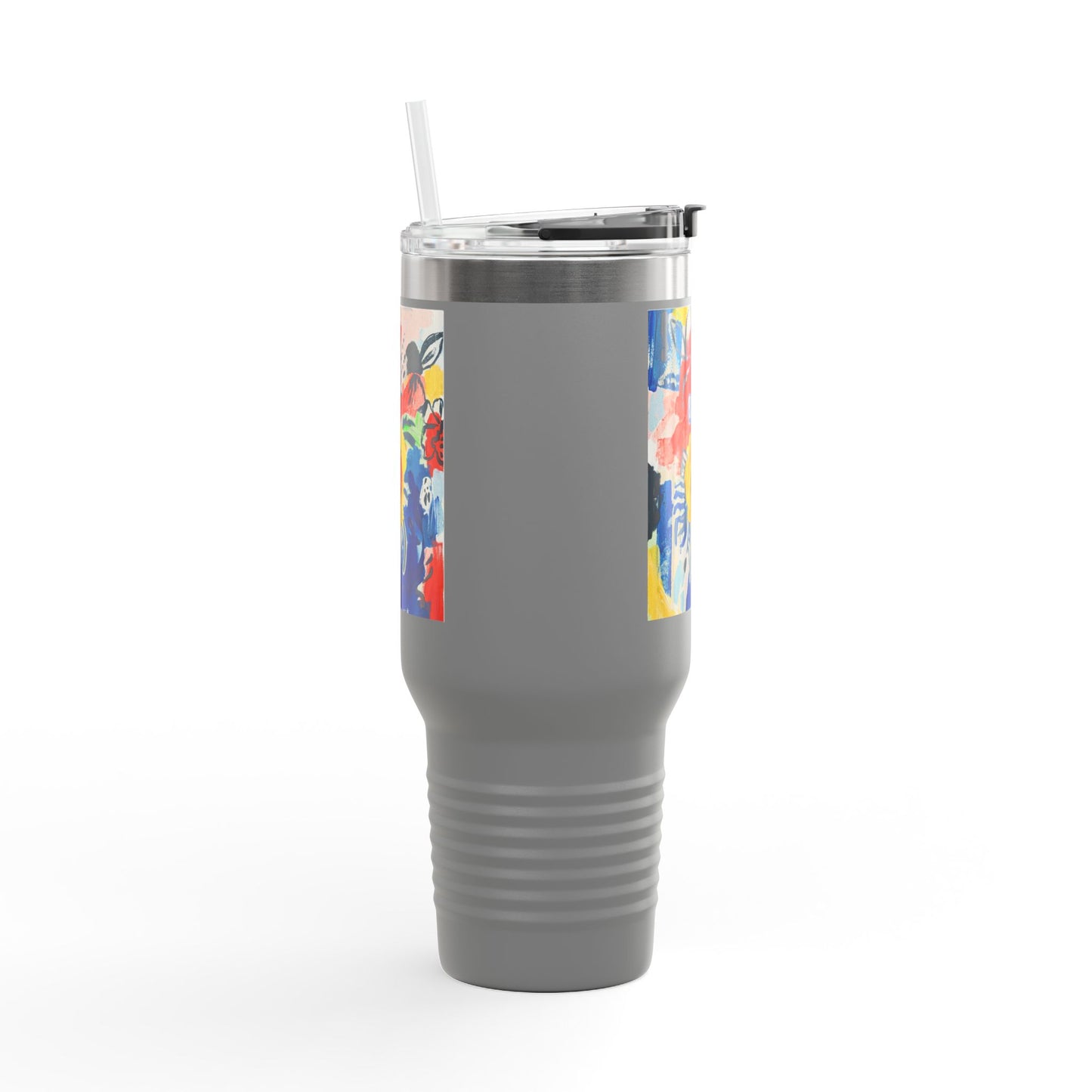 Abstract Flora 40oz Insulated Travel Mug