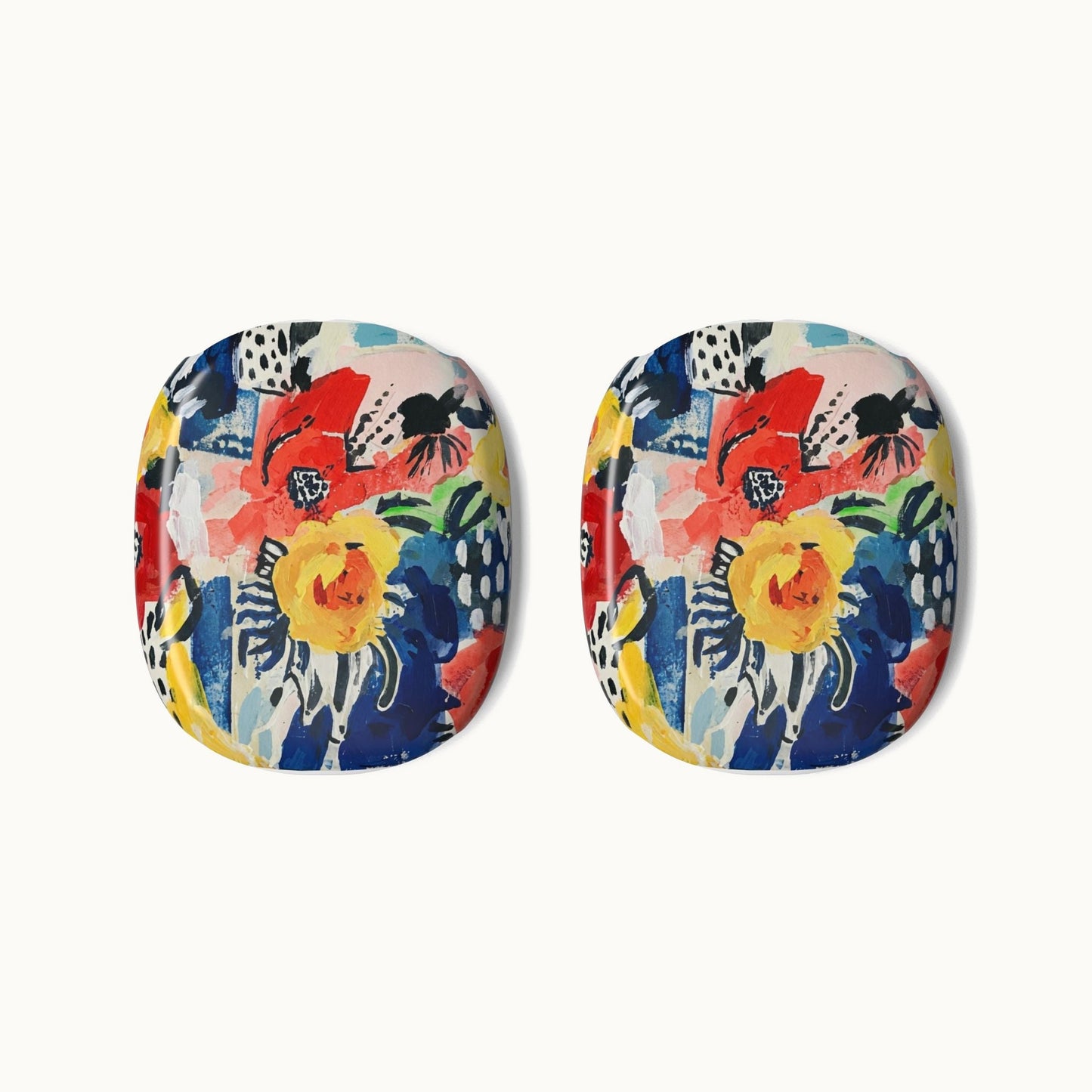 Abstract Flora AirPods Max Earcup Covers