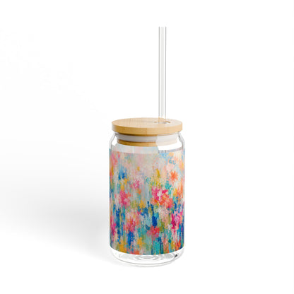 Chromatic Meadow Sipper Glass | 16oz