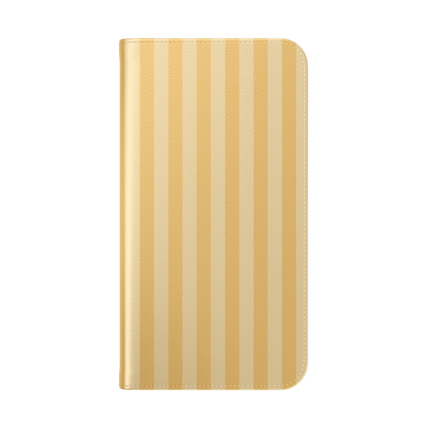 Buttercup Stripe Vegan Leather Flip Case