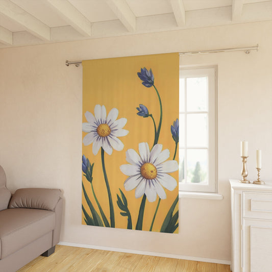 Spring Daisies Window Curtain