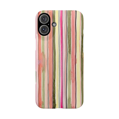 Summer Stripe Snap Phone Case