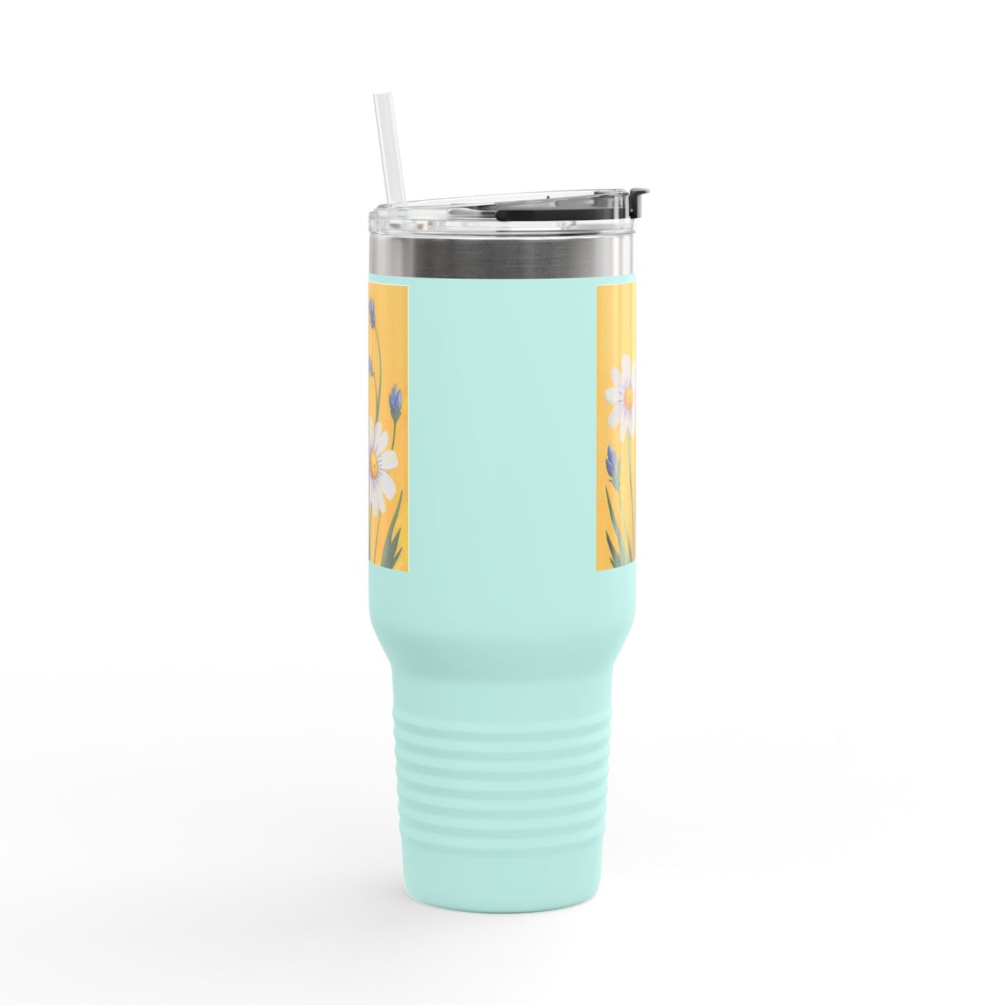Spring Daisies 40oz Insulated Travel Mug
