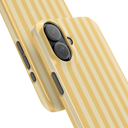 Buttercup Stripe Snap Phone Case