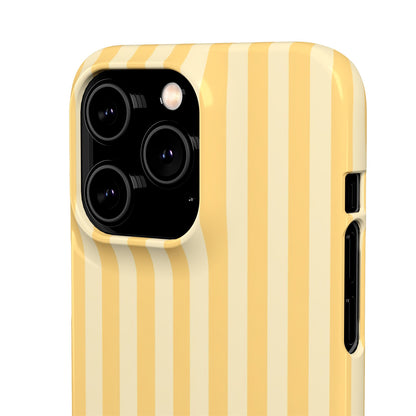 Buttercup Stripe Snap Phone Case