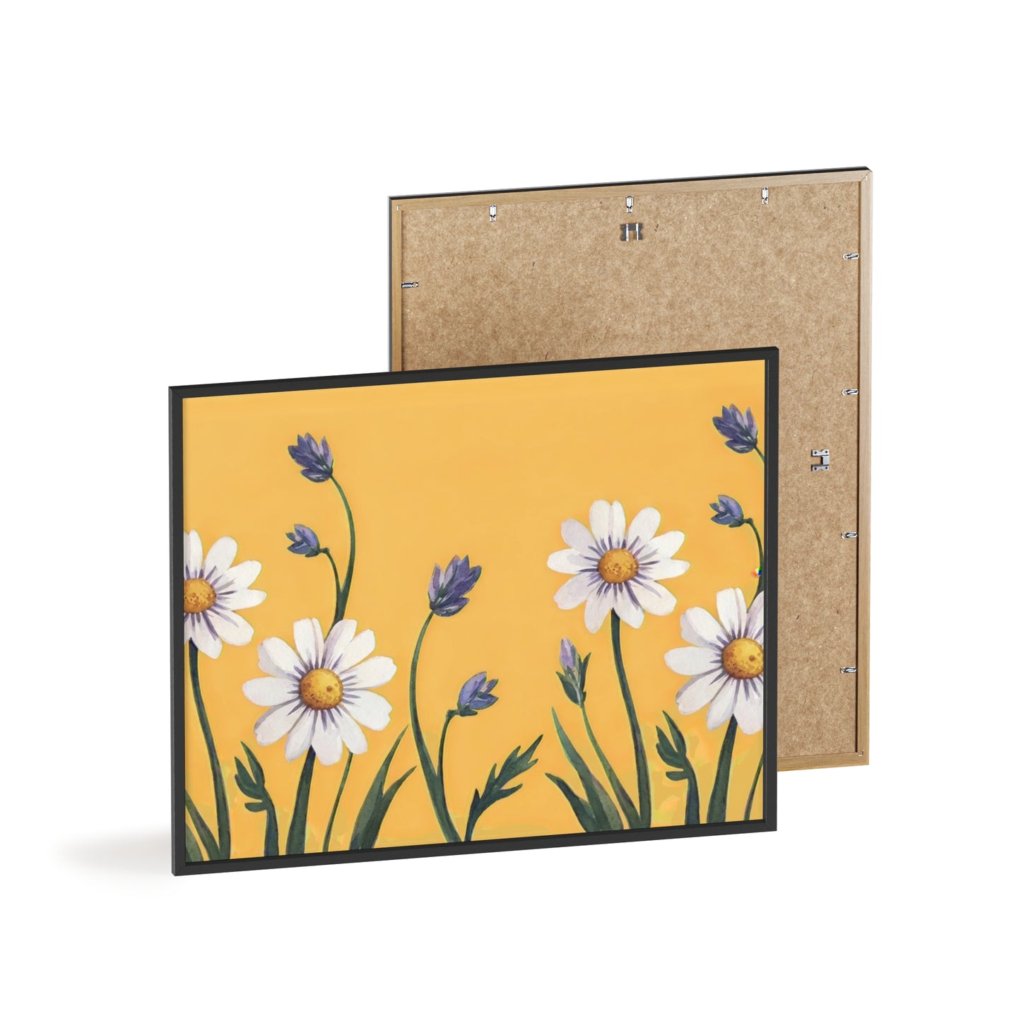 Spring Daisies Wood Framed Posters