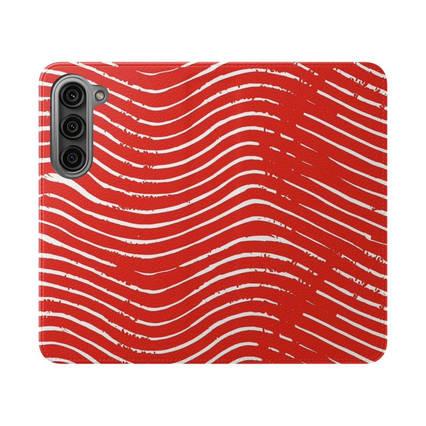Scarlet Tide Vegan Leather Flip Case