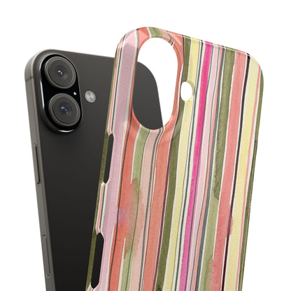 Summer Stripe Snap Phone Case
