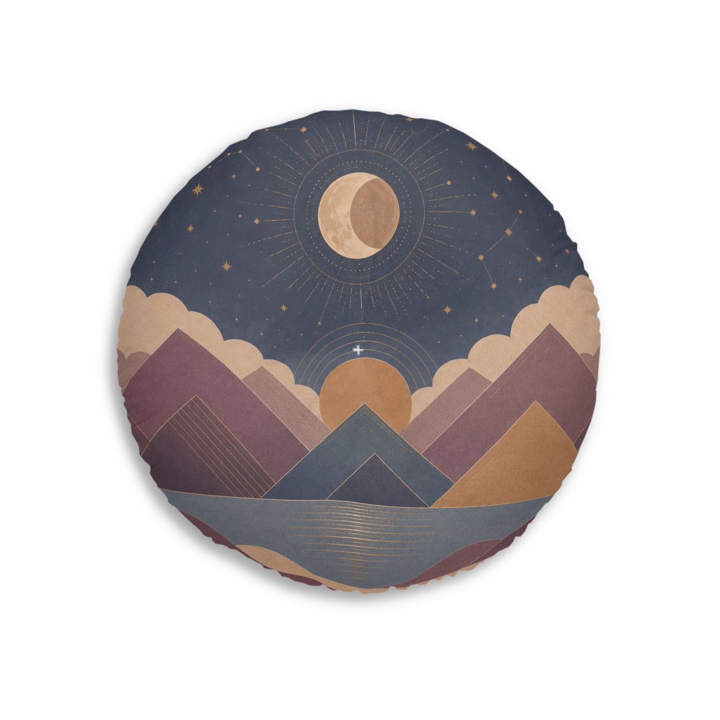 Celestial Vale Tufted Floor Pillow