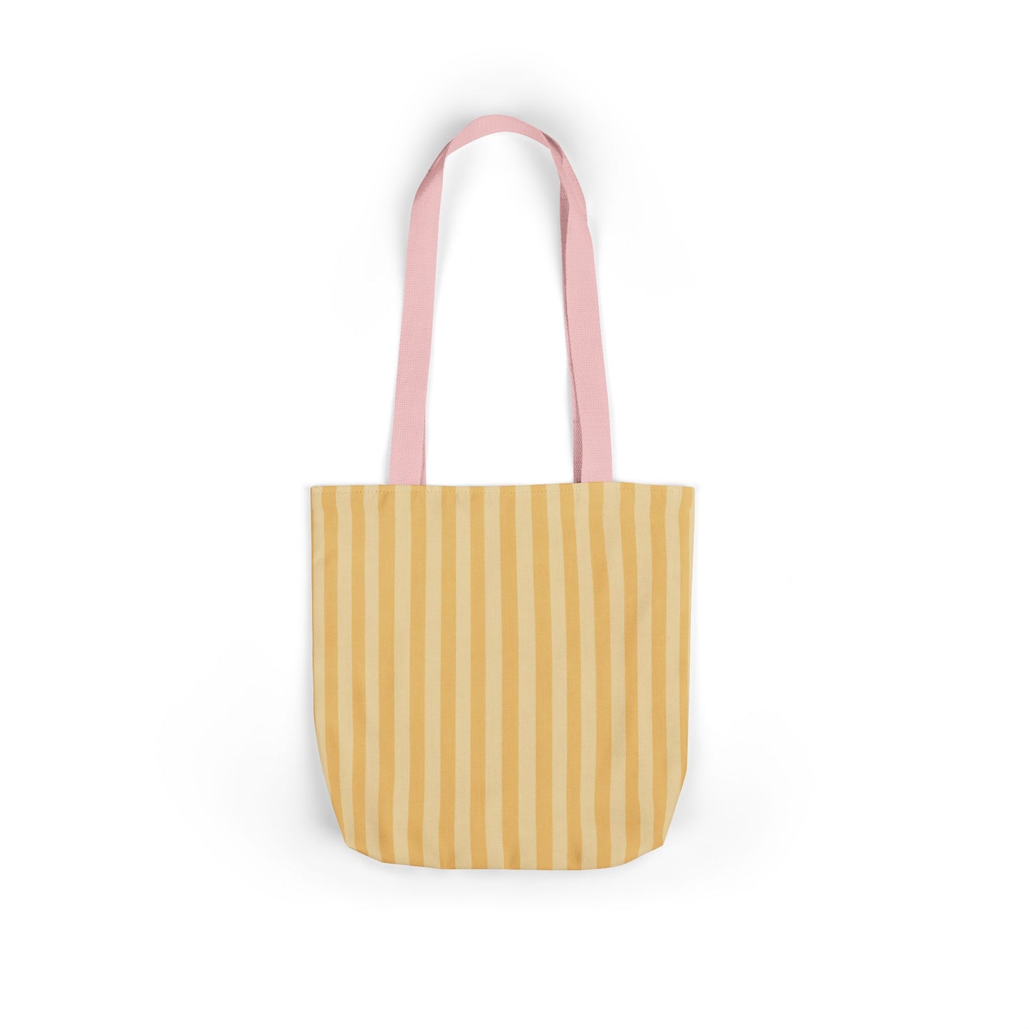 Buttercup Stripe Tote Bag with 5-Color Straps