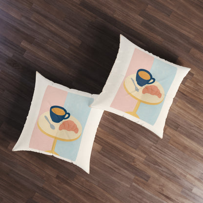 Square Tufted Floor Pillow