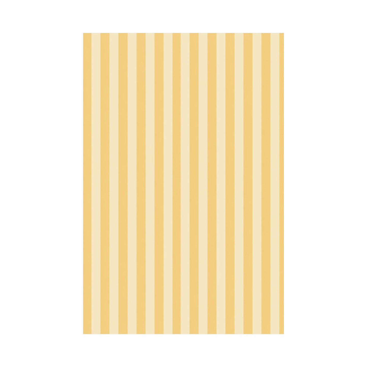 Buttercup Stripe Art Poster