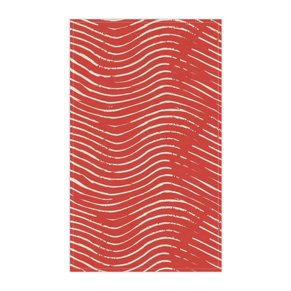 Scarlet Tide Tea Towel