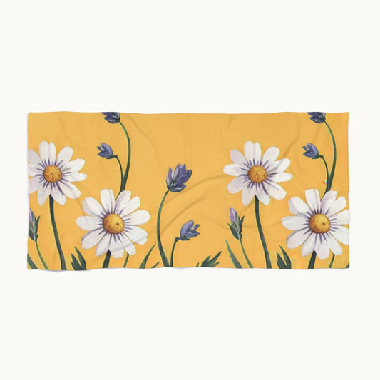 Spring Daisies Beach Towel