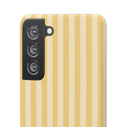 Buttercup Stripe Snap Phone Case