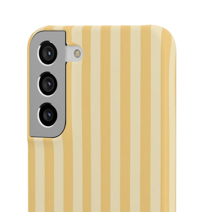 Buttercup Stripe Snap Phone Case