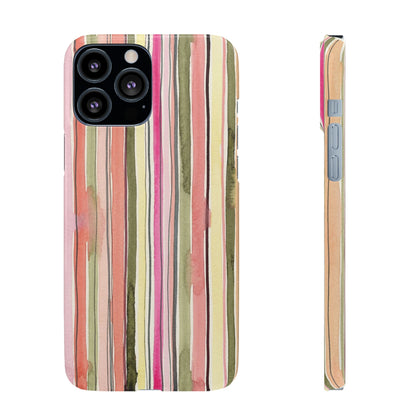 Summer Stripe Snap Phone Case