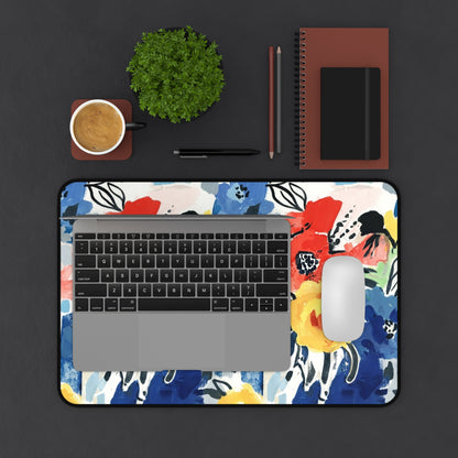Abstract Flora Desk Mat