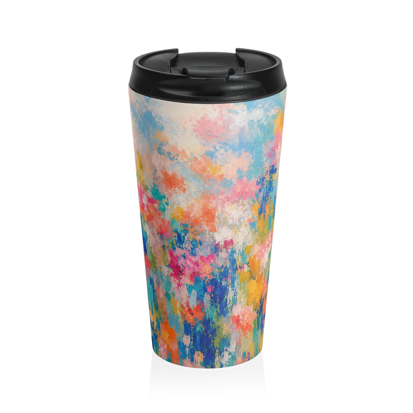 Chromatic Meadow Stainless Steel Travel Mug