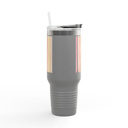 Summer Stripe 40oz Insulated Travel Mug