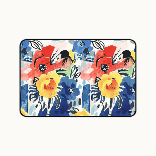 Abstract Flora Desk Mat