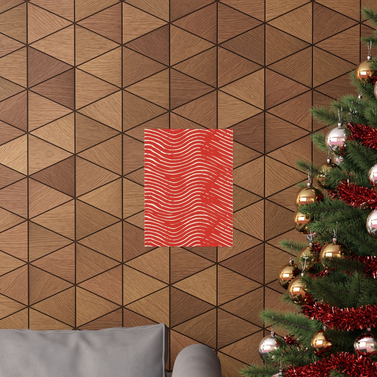 Scarlet Tide Art Poster