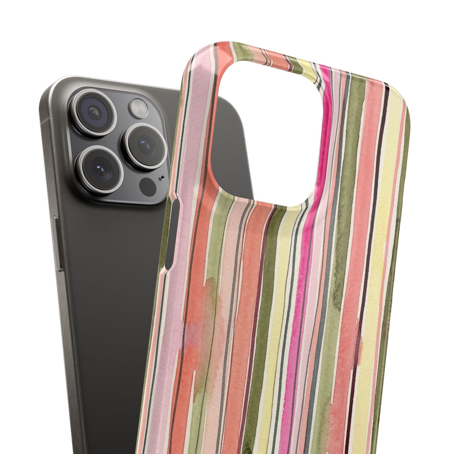 Summer Stripe Snap Phone Case