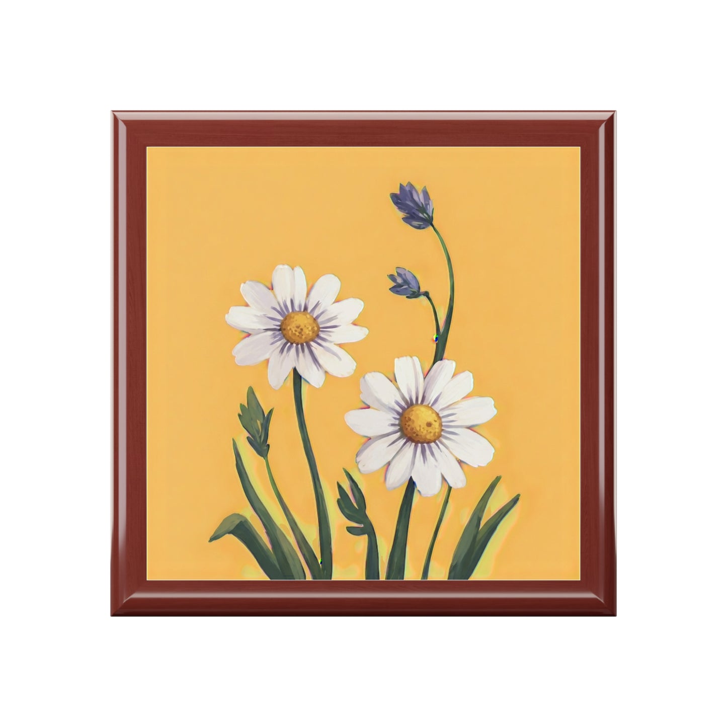 Spring Daisies Jewelry Box