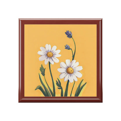 Spring Daisies Jewelry Box