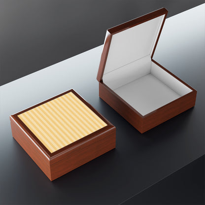 Buttercup Stripe Jewelry Box