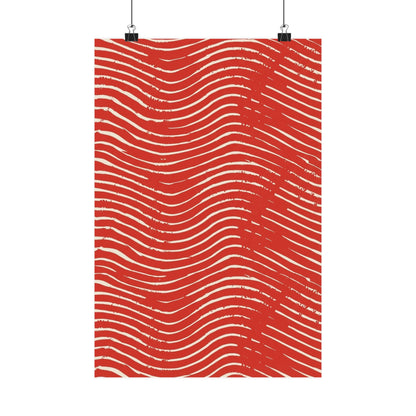 Scarlet Tide Art Poster