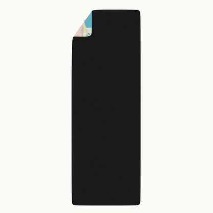 Abstract Flora Rubber Yoga Mat
