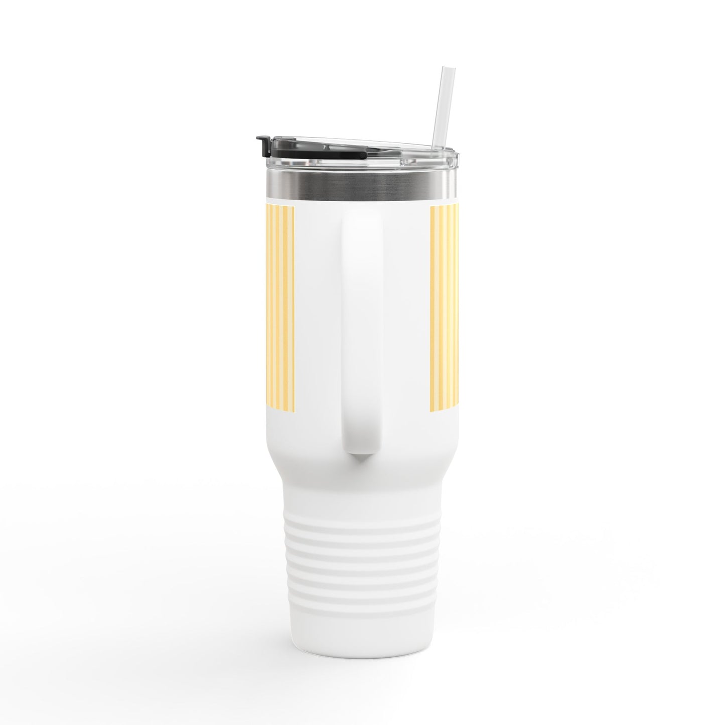 Buttercup Stripe 40oz Insulated Travel Mug