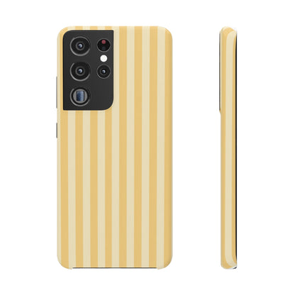 Buttercup Stripe Snap Phone Case