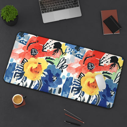 Abstract Flora Desk Mat